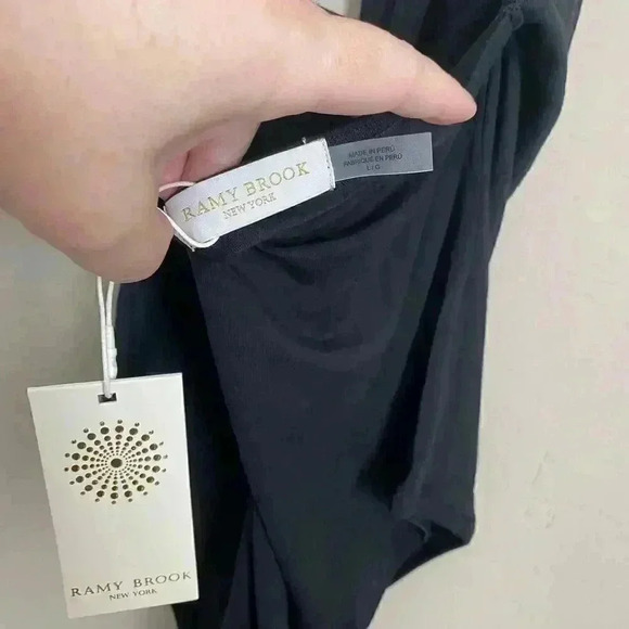 Ramy Brook Zoey Bodysuit Black Size Large - Picture 6 of 12